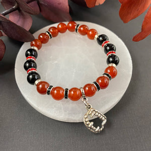 "Vampire's Kiss" Semi-Precious Crystal Bracelet